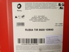 Моторное масло TOTAL RUBIA TIR 8600 10W40, 20 литров, 110801 (Total)