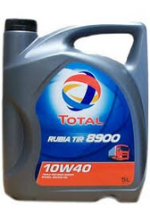 Моторное масло TOTAL RUBIA TIR 8900 полусинтетическое 10W40 для грузовиков Euro 5, 5 литров, 156672 (Total)
