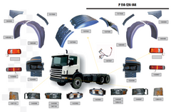 Кузовні деталі Scania P 114 - P124 - P 144 (version 4 seria) (3 сторінки з номерами) , вказуйте в замовленні номер необхідної запчастини