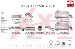 Глушитель SETRA SERIES S300 euro II, 315341000001, 315341000005
