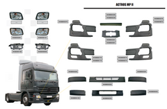 Кузовные детали Mercedes Actros MP 2 (5 страниц с номерами) , указывайте в заказе номер необходимой запчасти