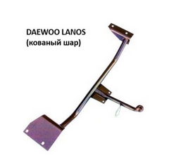 Фаркоп Daewoo Lanos Sens ZAZ седан (кований / з крiпленням) прицепне до Деу Ланос Сенс ЗАЗ + Електропакет